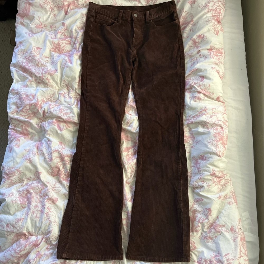 Vintage 1984 J. Galt Brown Corduroy Flared Pants